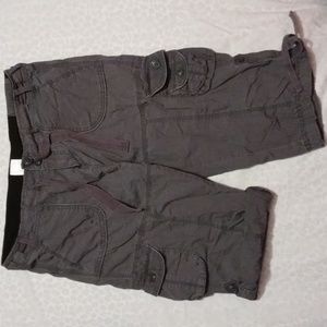 Calvin Klein brand capris/cargo shorts adjustable length size small